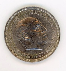 Spain España 50 Pesetas 1957 BA KM 788 VF+ - Picture 1 of 3