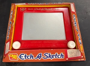 Vintage Ohio Art Etch A Sketch Magic Screen #505 mit Originalkarton - Bild 1 von 7