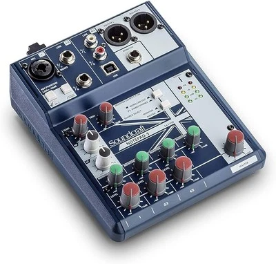 Soundcraft Notepad-5 Channel Podcast Mixer Podcasting Interface w/USB For Mac/PC - Image 1 of 4