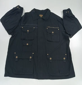 Boulder Creek by KingSize Herren Big & Tall 9 Taschen Utility schwarz Jacke Gr. 2XL - Bild 1 von 15