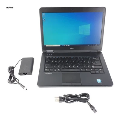 Dell Latitude E5440 14" Laptop i5-4300U 1.90GHz 8GB RAM 250GB HDD Win 10 Pro - Image 1 of 4