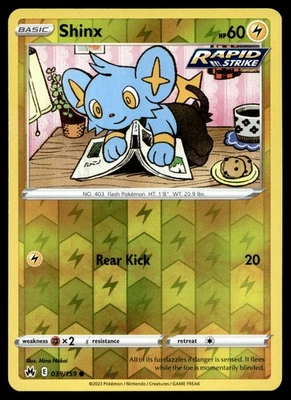 Shinx - 039/159 - Reverse Holo - Crown Zenith - Image 1 of 2