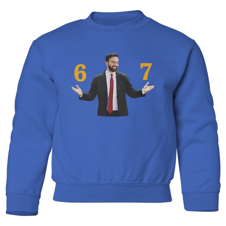 Sudadera cuello redondo Zohran 6 7 New York City Mayor - Mamdani 67 Meme YOUTH Foto 1 de 1