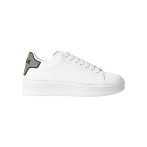 Sneakers uomo gaelle paris gacam00011 scarpe bianco verde militare ai24 - Picture 1 of 4