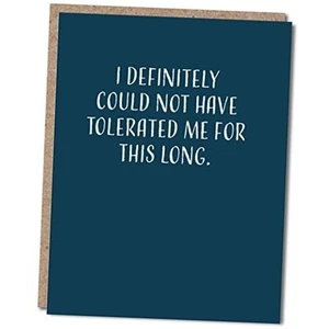 Funny Anniversary Card For Husband or Wife, I Love You Card, Valentines Day - Picture 1 of 5