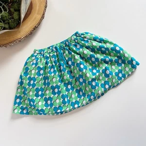Mini Boden Green & Blue Daisy Skirt | Size 5/6 - Picture 1 of 4