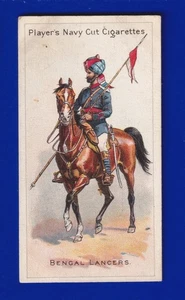 BENGAL LANCER 1905 IMPERIAL JOHN PLAYER & SONS RIDERS OF THE WORLD #11 VGEX - Picture 1 of 2
