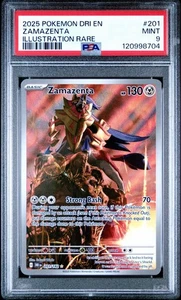 PSA 9 Zamazenta 201/182 Sv10: Destined Rivals Holo - Picture 1 of 3