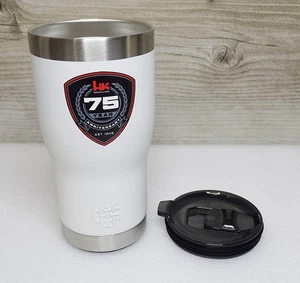 Heckler & Koch HK Firearms 20 oz. Tumbler Mug 75th Ann. Stainless Steel RARE Pro - Picture 1 of 9