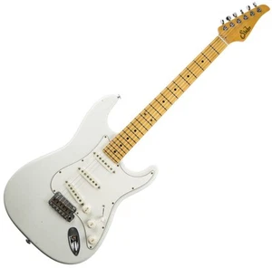 Suhr Classic S Antique MPL SSS Olympic White E-Gitarre Erle Ahorn Deluxe Gigbag - Bild 1 von 6