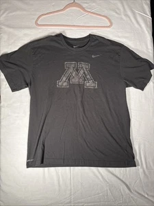 Nike Dri Fit Minnesota T Shirt Glitter Logo NCAA College Sports Size XL - Picture 1 of 7