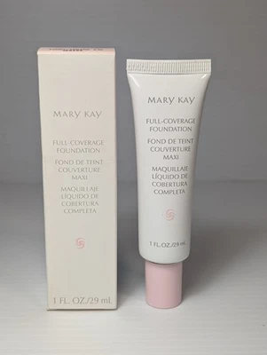 Mary Kay Full-Coverage Foundation Ivory 202 NEW IN BOX - 1 OZ - 368500 - Image 1 of 3