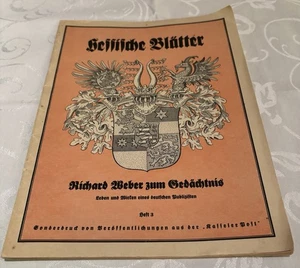 Hessische Blätter - Richard Weber zum Gedächtnis - Bild 1 von 1
