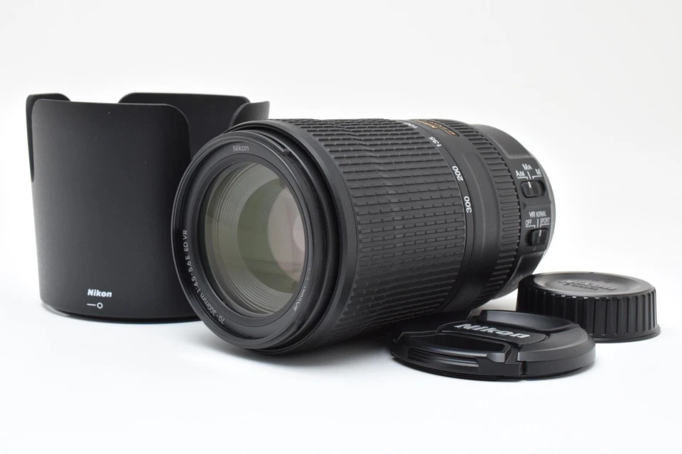 Nikon AF-P NIKKOR 70-300mm F/4.5-5.6 E ED VR Lens F-mount From JAPAN #1896 - Image 1 of 4