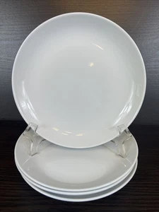 4 IKEA 365+ White 8” Coupe Salad Plates Susan Pryke - Picture 1 of 8