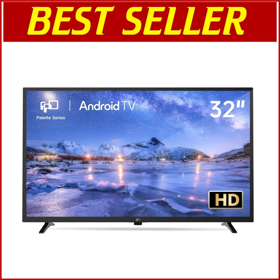 Lightweight 32 Inch Smart TV - Stunning 720p HD Display with Easy Connectivity - Image 1 of 4