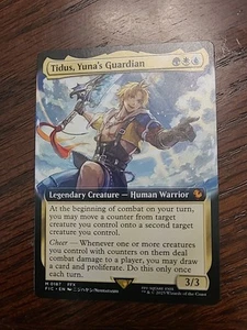 WOTC Commander: FINAL FANTASY Tidus, Yuna's Guardian (Extended Art) (MR) NM - Picture 1 of 2