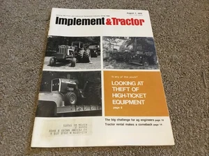 Implement & Tractor Magazine August 7, 1975 Farming Agriculture Vintage Ads J - Picture 1 of 7