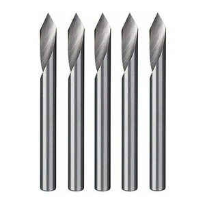 5 PCS Carbide PCB Board 0.1mm 60?? Degree Engraving Bits CNC Router Tool V-shape - Picture 1 of 8
