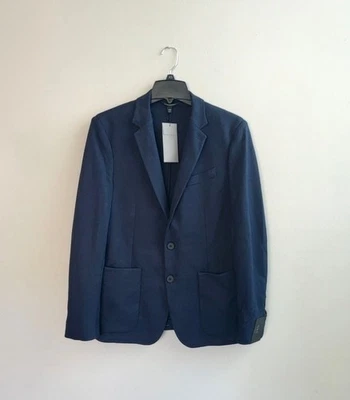 Banana Republic Mens Soft Slim Knit Navy Blazer Sport Jacket Size 38S NWT RT$249 - Image 1 of 4