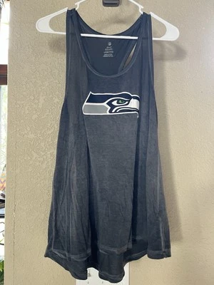 Camiseta sin mangas gris Seattle Seahawks de la NFL para mujer talla grande 11/13 Foto 1 de 4