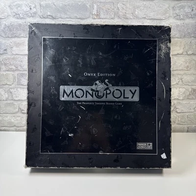 RARE Monopoly Onyx Edition 2007 incomplete - please read for details - Image 1 of 4