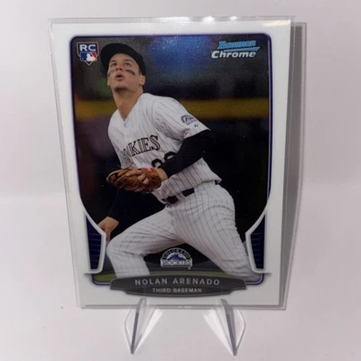 2013 Bowman Chrome Nolan Arenado #24 Rookie RC Colorado Rockies - Image 1 of 2