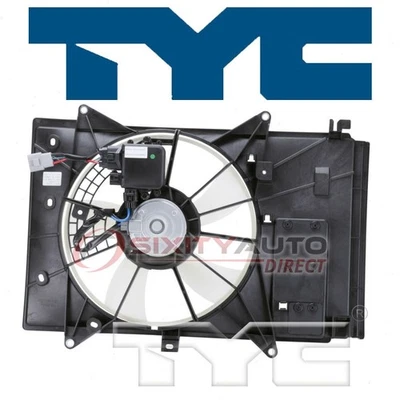 TYC Dual Radiator & Condenser Fan Assembly for 2016-2020 Mazda CX-3 Belts hy Foto 1 de 4