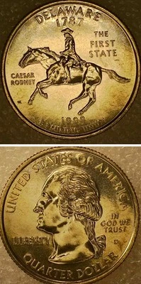 🔥 UNCIRCULATED 1999-D DELAWARE STATE QUARTER DDO W/ DDR VARIETY - Image 1 of 4