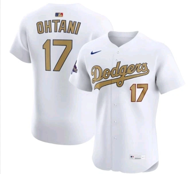 Auténtica camiseta Nike Shohei Ohtani Dodgers dorada WS Champions Elite talla LG 44!! Foto 1 de 4