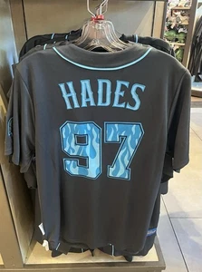 2025 Disneyland Disney Villains Hades Baseball Jersey XS S M L XL 2XL 3XL - Picture 1 of 2