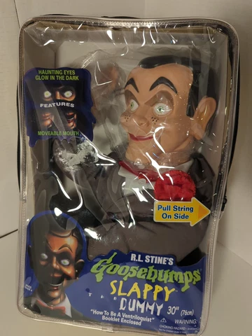 Slappy Dummy Ventriloquist Doll 30" - Star of Goosebumps” Glow In The Dark NEW Cover