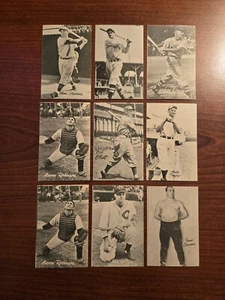 1947 Bond Bread lot (9) Blank Back Andy Pafko Bobbie Doerr Johnny Pesky - Picture 1 of 2