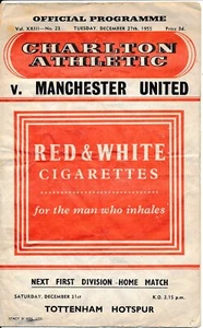 Charlton Athletic v Manchester United 1955/1956 - United Championship season! - Picture 1 of 1