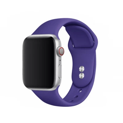 Correa deportiva de silicona para Apple Watch Series 11 10 9 8 7 SE 40/44/41/45/46mm Foto 1 de 4