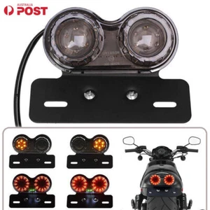 Motorcycle Tail Light LED Brake Rear Light Indicator Universal Cafe Racer Bobber - Picture 1 of 11