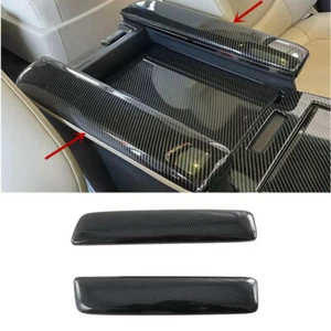 2X reposabrazos central de fibra de carbono borde de decoración caja para Toyota Sienna 2021-2023 - Imagen 1 de 8