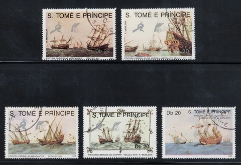 St. Thomas and Prince Islands, 1989, Ships of the 16th & 18th Centuries Cover