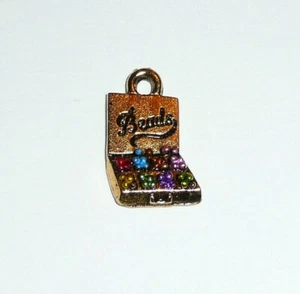 Bead Box Charm - Metall Charm für Armband 3/8"x9/16" Perlen Basteln Charm - Bild 1 von 2