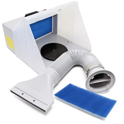 Airbrush Zubehör Absauganlage 4m³ / min Komplett Set Farbnebel Außenluft - Bild 1 von 4