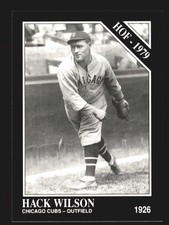1991 Conlon Collection TSN #29b Hack Wilson    Chicago Cubs