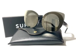 NUEVAS GAFAS DE SOL AUTÉNTICAS RETROSUPERFUTURE RITA NEGRAS MARFIL VX1/R ESPEJADAS ITALIA - Imagen 1 de 9