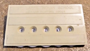 St. Labre Indian School Plastic Counter - Picture 1 of 5