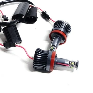 20W 7000K White BMW H8 LED Angel Eyes Ring Marker Light Bulbs For 1 3 5 X Series - Picture 1 of 4