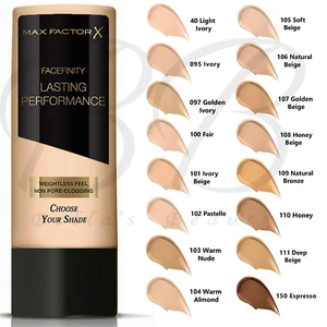 MAX FACTOR Lasting Performance Touch-Proof Liquid Foundation 35ml *ALL SHADES* - Picture 1 of 22