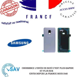 Cache Batterie Vitre Arrière Premium Orchidee pour Samsung Galaxy A8 2018 A530 - Photo 1 sur 1