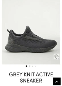 Torrid Grey Knit Active Sneaker 9.5W (New With Box) - Picture 1 of 4