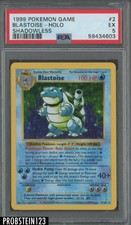 1999 Pokemon Game Shadowless #2 Blastoise Holo PSA 5 EX