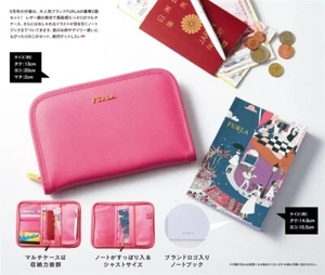 Pink Faux Leather Bifold Passport Travel ID Wallet Purse Pouch Organiser Gift - Picture 1 of 5