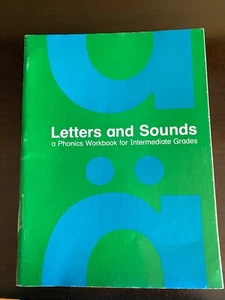 Vintage 1974 Letters & Sounds Phonics Workbook for Intermediate Grades #2962 - Picture 1 of 8